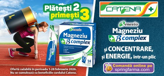 Si concentrare, si energie, intr-un plic… Magneziu B Complex de la Benesio 