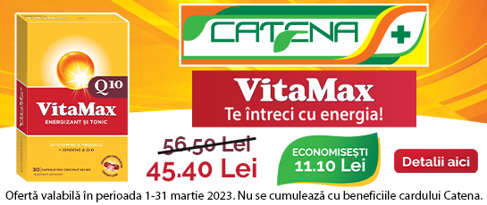 Vitamax Q10… ca sa te intreci cu energia!