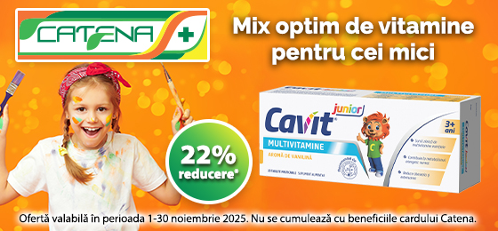 Mix optim de vitamine pentru cei mici: Cavit Junior!