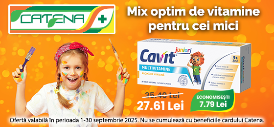 Mix optim de vitamine pentru cei mici: Cavit Junior!