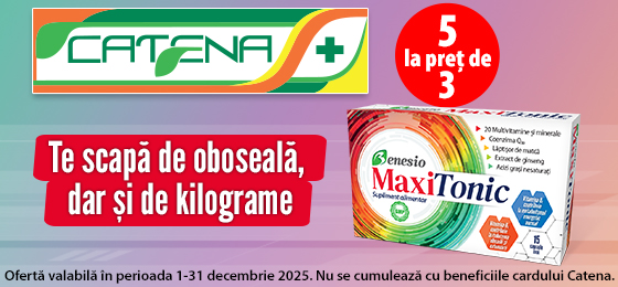 MaxiTonic de la Benesio te scapa de oboseala, dar si de kilograme  