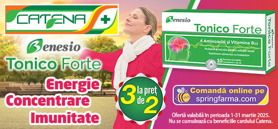 Energie, concentrare, imunitate cu Tonico Forte 