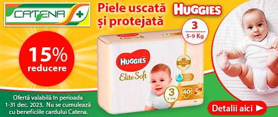 Piele uscata si protejata cu Huggies nr. 3