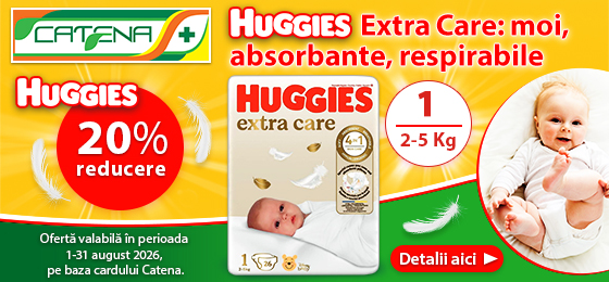 Huggies Extra Care: moi, absorbante, respirabile