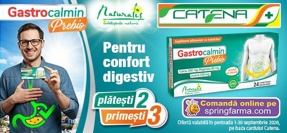 GastroCalmin Prebio pentru confort digestiv 