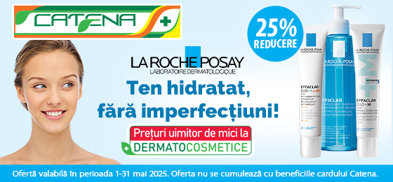 Tenul tau, hidratat si fara imperfectiuni cu produsele Effaclar de la La Roche-Posay! 