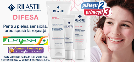 Rilastil Difesa, ingrijire ideala pentru pielea sensibila, predispusa la roseata
