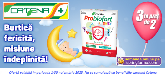 Burtica fericita, misiune indeplinita cu Probiofort Baby!