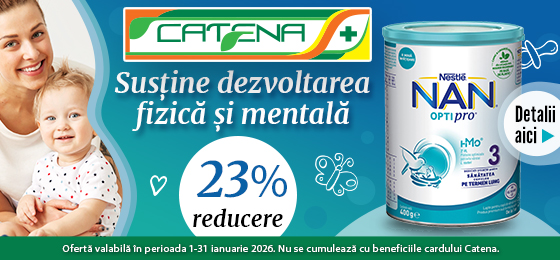 Sustine dezvoltarea fizica si echilibrata a micutului tau!