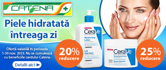 Ingrijire si hidratare eficienta pentru toate tipurile de piele cu produsele CeraVe
