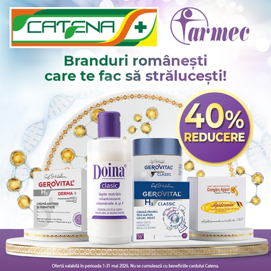 Produse romanesti care te fac sa stralucesti! Profita de reducerea de 40%! 