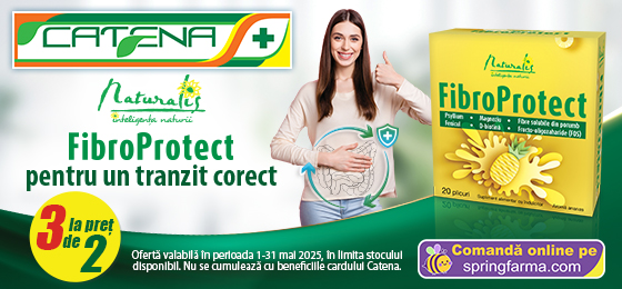 FibroProtect de la Naturalis ajuta tranzitul intestinal  