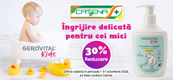 Ingrijire delicata pentru cei mici cu Gerovital Kids 