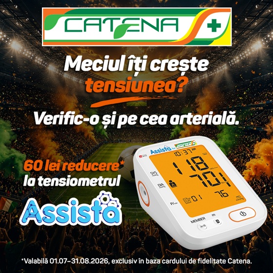 Meciul iti creste tensiunea? Tine la indemana Tensiometrul Assista! 