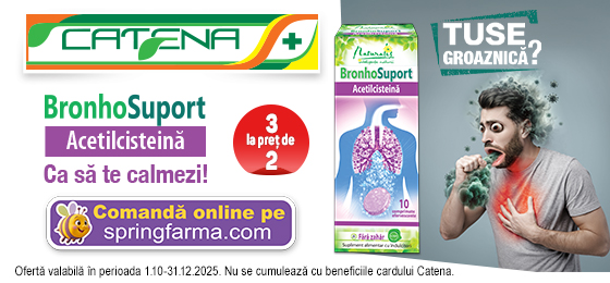 BronhoSuport Acetilcisteina sustine fluidificarea si eliminarea secretiilor