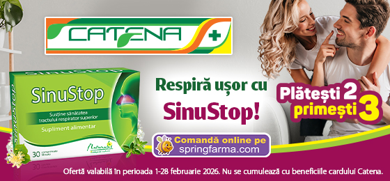 SinuStop sustine sanatatea tractului respirator