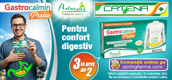 GastroCalmin Prebio pentru confort digestiv 