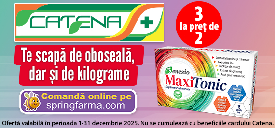 MaxiTonic de la Benesio te scapa de oboseala, dar si de kilograme  