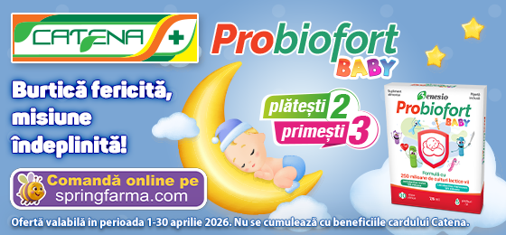 Burtica fericita, misiune indeplinita cu Probiofort Baby! 