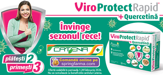 Invinge sezonul rece cu ViroProtect Rapid + Quercetina! 