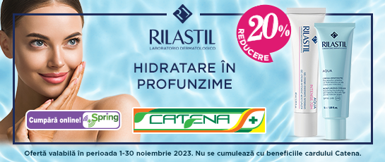 Hidratare profunda a pielii cu produsele din gama Rilastil Aqua