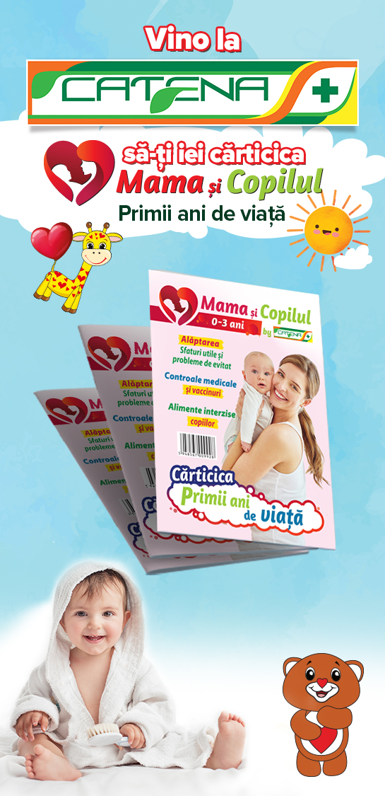 Te asteptam in farmacie! Primesti Carticica Mama si Copilul: Primii ani de viata