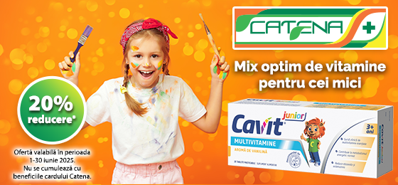 Mix optim de vitamine pentru cei mici: Cavit Junior!