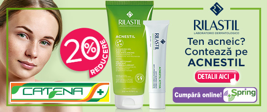 Tenul tau este predispus la acnee? Conteaza pe produsele din gama Acnestil de la Rilastil! 