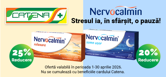 Nervocalmin si stresul ia, in sfarsit, o pauza!