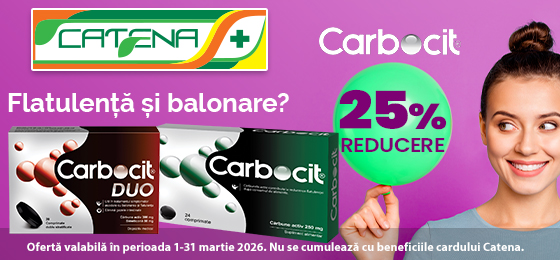 Flatulenta si balonare? Uita de ele cu Carbocit