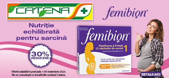 Nutritie echilibrata pentru sarcina cu Femibion 