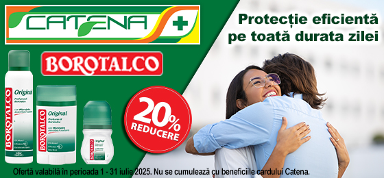 Protectie eficienta pe toata durata zilei cu Borotalco