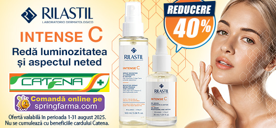 Reda luminozitatea si aspectul neted al tenului cu produsele din gama Rilastil Intense C 