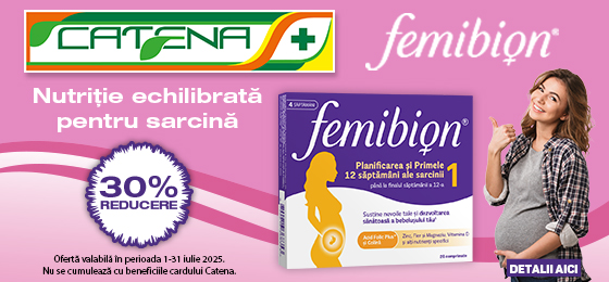 Nutritie echilibrata pentru sarcina cu Femibion 