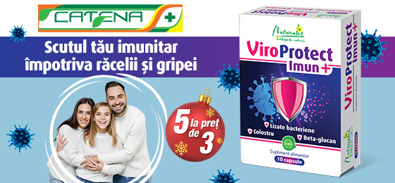 ViroProtect Imun+, scutul tau imunitar impotriva racelii si gripei