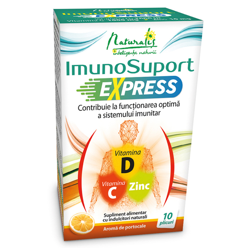 NATURALIS ImunoSuport EXPRESS cu aroma de portocale X 10 plicuri