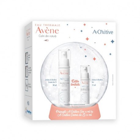 Avene A - Oxitive crema zi, 30 ml + Avene A - Oxitive ser, 15 ml Cadou ...