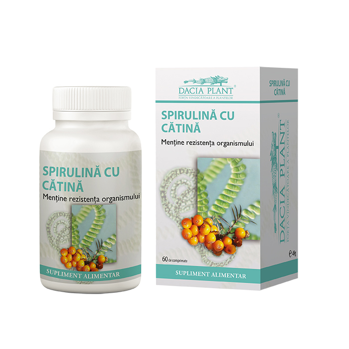 spirulina si catina pret