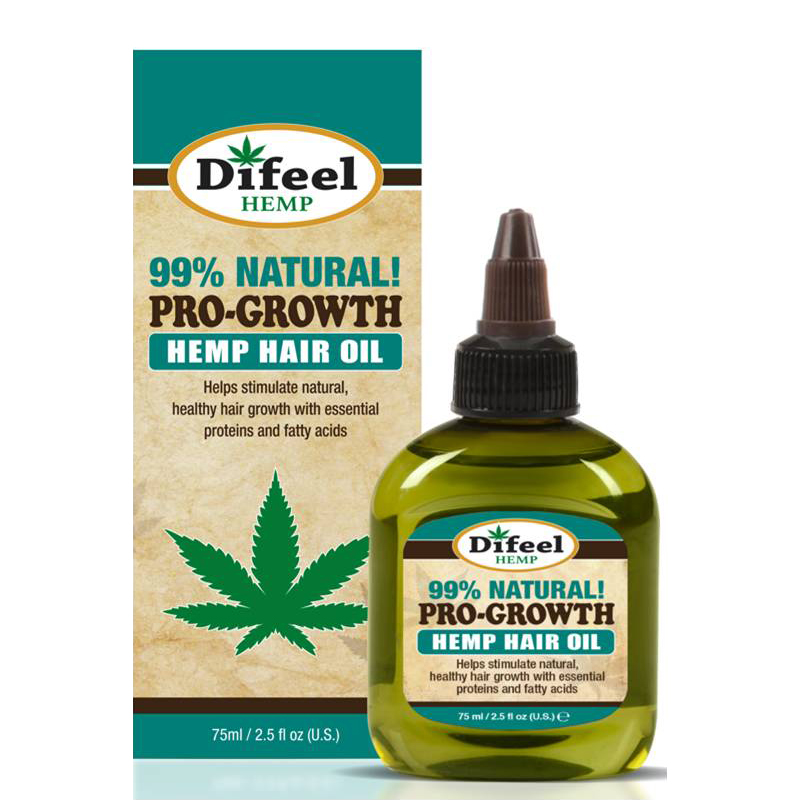 Difeel Hemp ulei pentru cresterea parului, 75ml