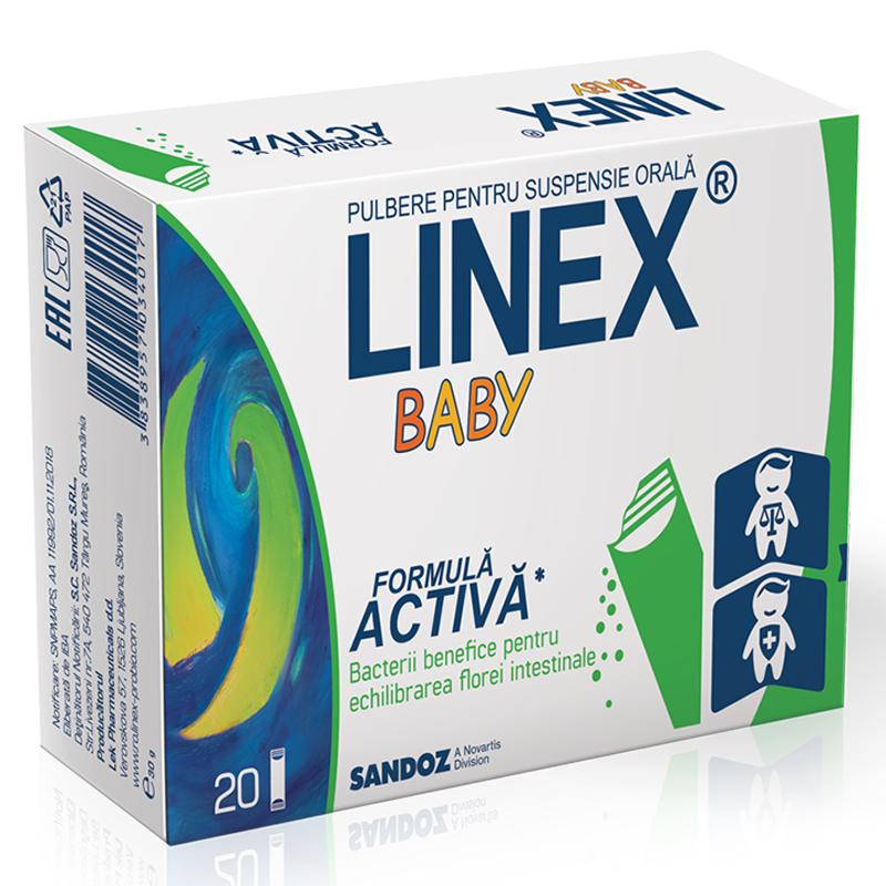 Linex Baby Probiotice pentru copii X 20 plicuri