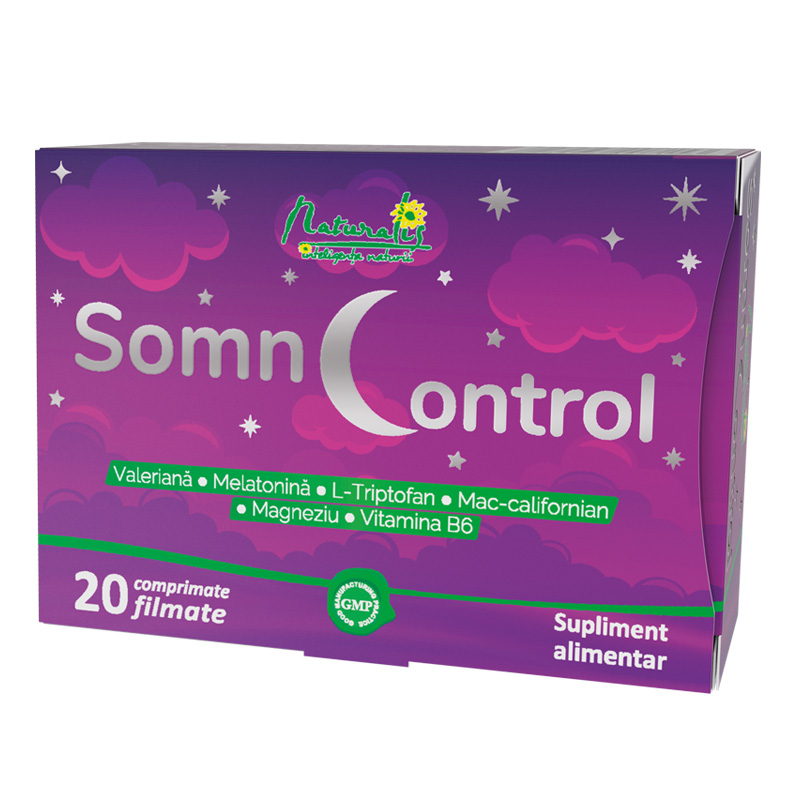 Naturalis SomnControl, 20 comprimate