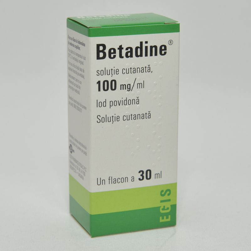 Betadine solutie externa 10%, 30 ml | Catena | Preturi mici!
