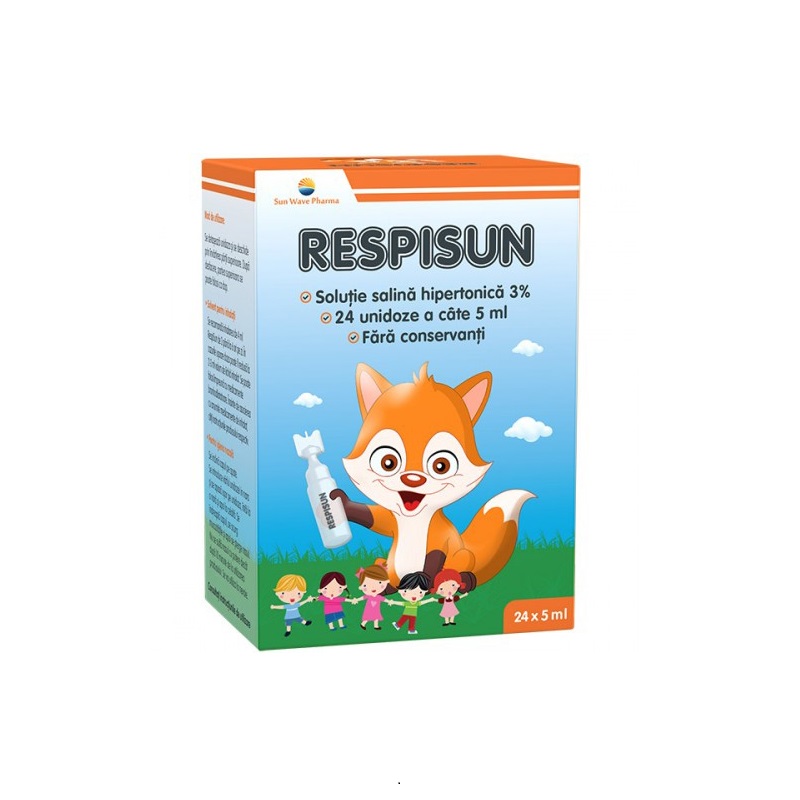  Respisun Solutie salina hipertonica 3% 24 unidoze X 4 ml