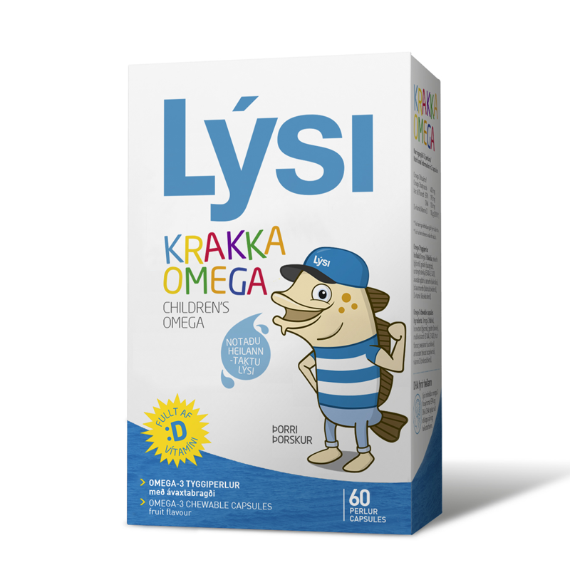 OMEGA - 3 LYSI copii X 60 capsule masticabile