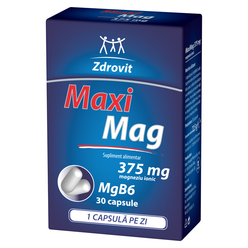 Maximag – impotriva oboselii si extenuarii X 30 capsule