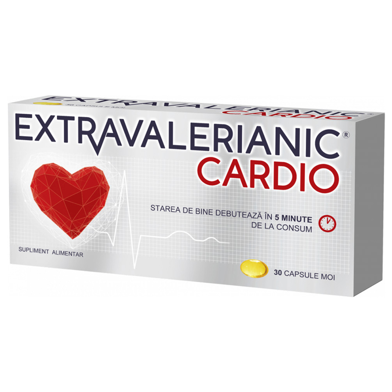  Extravalerianic Cardio x 30 capsule moi