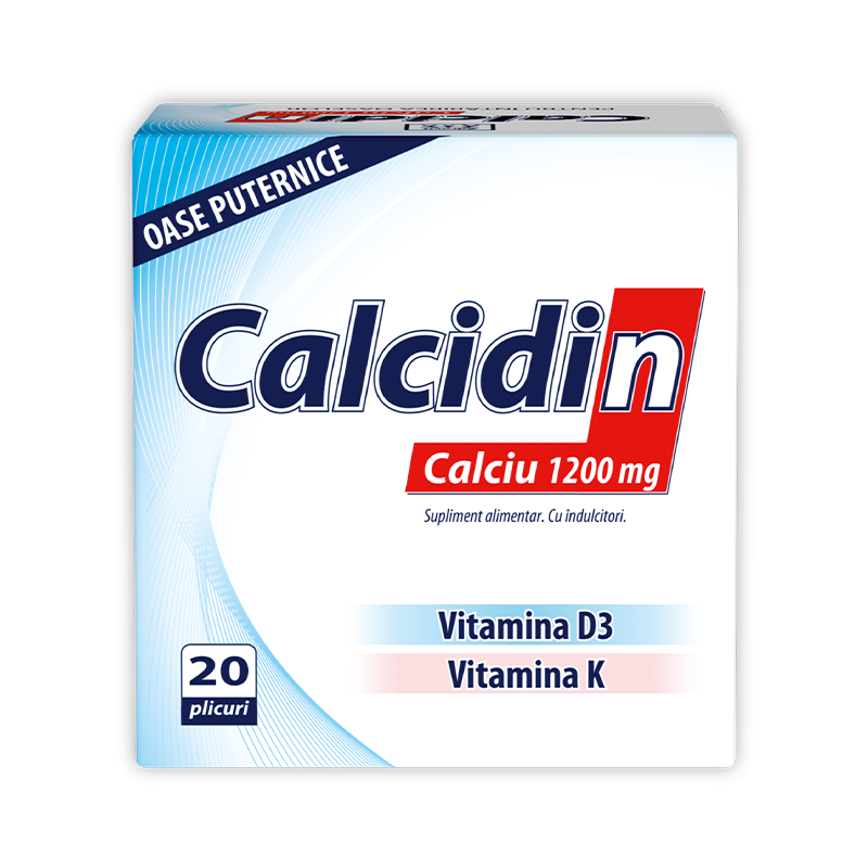 Calcidin 1200 mg X 20 plicuri