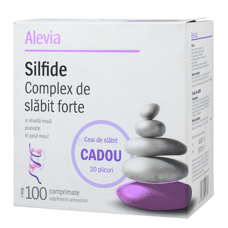 alevia silfide complex de slabit forte 100 comprimate