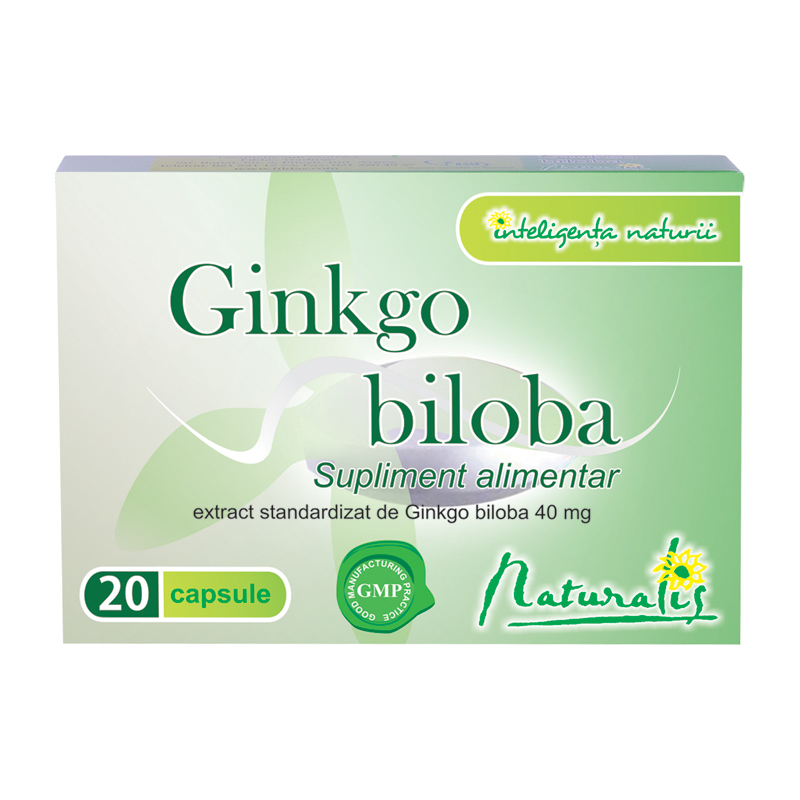 Naturalis Ginkgo biloba X 20 capsule