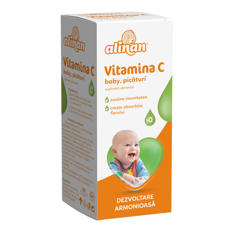 Alinan Vitamina C Baby picaturi X 20 ml